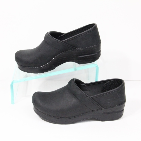 Dansko Professional Clogs Black Oiled Leather Women Work Shoes EU 37 - Picture 5 of 10